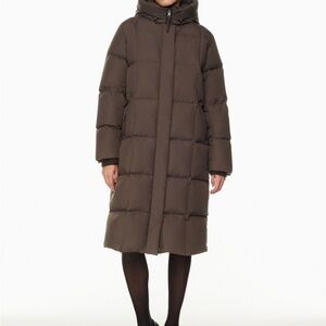 Babaton Crown Puffer Brown Puffer Jacket